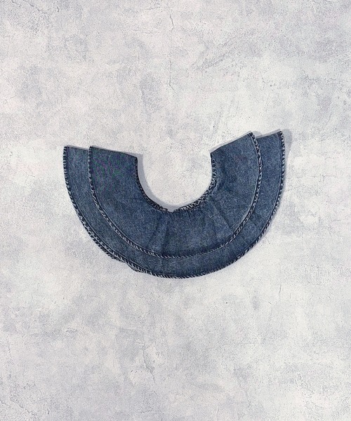 BIG FIELD（ビッグフィールド）の「デニムフリルカラー（付け襟・キッズ・ブラック/ネイビー・FREE）」の5枚目の写真