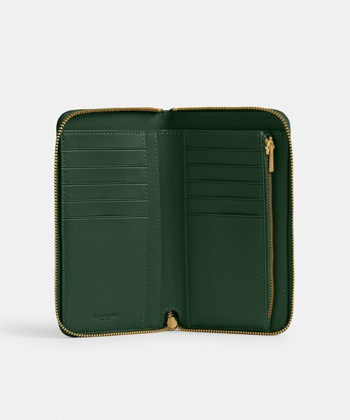 COACH エッセンスシャルミディアムジップウォレット COACH（コーチ）の「エッセンシャル ミディアム ジップ