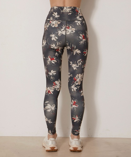 NERGY（ナージー）の「【skin wear】UV＆水陸両用＆保湿 CREORA 花柄スポーツレギンス（レギンス/スパッツ・レディース・ブルー/スミクロ/ブラック・S/M/L）」の22枚目の写真