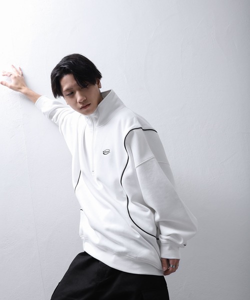 GLOBE パターン長袖トレーナー JUGLANS トレーナー スウェット 「BIRTHREAD」タトゥー刺繍12.7oz