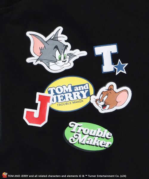 トムジェリ SEQUENZ(シークエンズ)】TJ STICKER HZIP SWEAT / トムジェリ