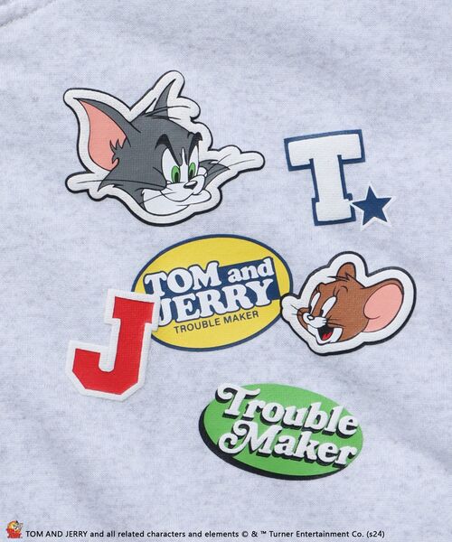 トムジェリ SEQUENZ（シークエンズ）】TJ STICKER HZIP SWEAT / トムジェリ