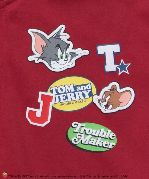 トムジェリ SEQUENZ(シークエンズ)】TJ STICKER HZIP SWEAT / トムジェリ