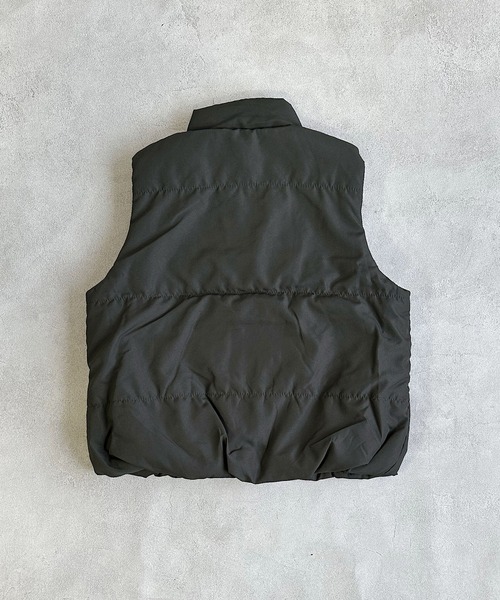 Life Support Products（ライフサポートプロダクツ）の「スタンドカラーキルトベスト（ベスト・キッズ・ベージュ/オレンジ/ブラック/ブルー・100/110/120/130/140/150/90）」の18枚目の写真