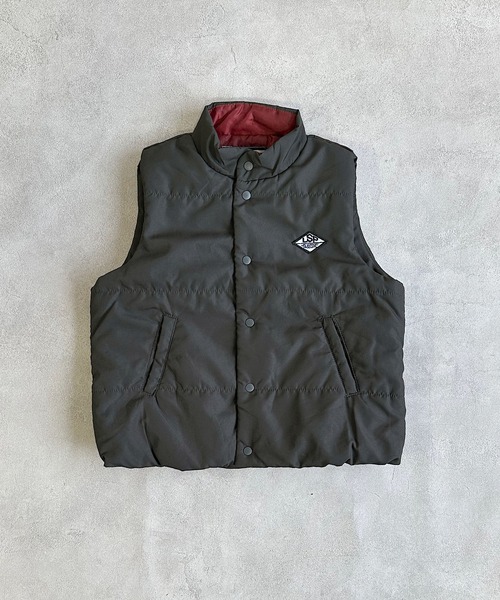 Life Support Products（ライフサポートプロダクツ）の「スタンドカラーキルトベスト（ベスト・キッズ・ベージュ/オレンジ/ブラック/ブルー・100/110/120/130/140/150/90）」の17枚目の写真