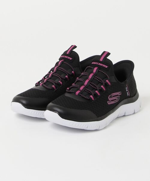 SKECHERS（スケッチャーズ）の「スケッチャーズ SKECHERS スリップインズ スニーカー SUMMITS サミッツ 303919（スニーカー・キッズ・ブラック/ネイビー・23.0cm/22.0cm/18.0cm/19.0cm/20.0cm/21.0cm/17.0cm）」の2枚目の写真
