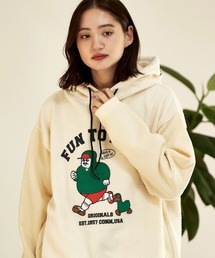 Duckster/ダックスター 裏起毛 プルパーカー(ランニング オジサン)