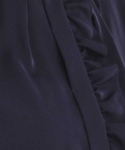 index（インデックス）の「◆アシメフリルクルーネックブラウス【洗濯機洗い可/イージーアイロン/ストレッチ】（シャツ/ブラウス・レディース・サックスブルー系7/ネイビー/ナチュラル/オフホワイト・38/36/42/40）」の19枚目の写真