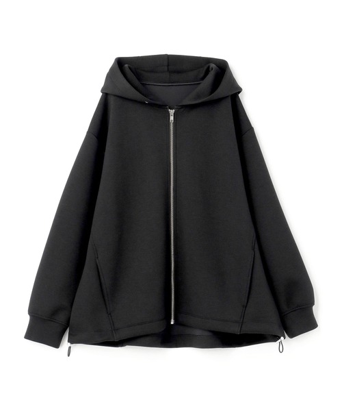 LE SOUK HOLIDAY(ルスークホリデー)の「ダンボールジップパーカー(パーカー・レディース・ブラック/チャコールグレー・M/L)」の22枚目の写真