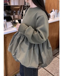 reca(レカ)の【ZOZOTOWN限定】ペプラムスウェットプルオーバー(その他トップス)