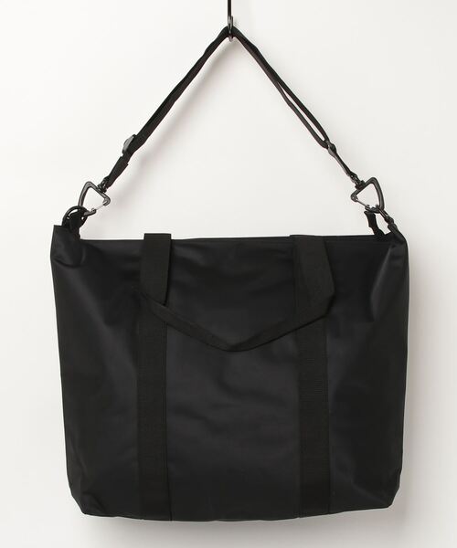 ADAM PATEK(アダムパテック)の「【ADAMPATEK】firm polyester tote bag/ポリエステルビッグトートバッグ(トートバッグ・メンズ・ブラック/カーキ・FREE)」の3枚目の写真