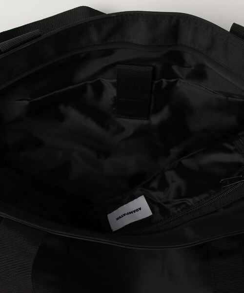 ADAM PATEK(アダムパテック)の「【ADAMPATEK】firm polyester tote bag/ポリエステルビッグトートバッグ(トートバッグ・メンズ・ブラック/カーキ・FREE)」の5枚目の写真