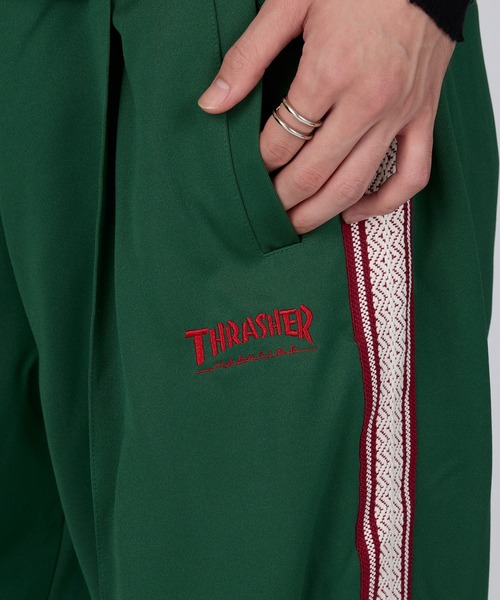 THRASHER(スラッシャー)の「【THRASHER】サイドライン ワイドトラックパンツ(その他パンツ・メンズ・ブラック/グリーン/ベージュ/ホワイト・M/LL/L)」の20枚目の写真