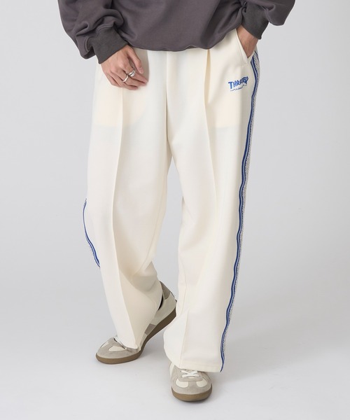 THRASHER(スラッシャー)の「【THRASHER】サイドライン ワイドトラックパンツ(その他パンツ・メンズ・ブラック/グリーン/ベージュ/ホワイト・M/LL/L)」の22枚目の写真