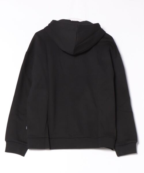 PUMA（プーマ）の「PUMA プーマ ウィメンズ ESS+ スクリプト 裏起毛 フーディー ESS+ Script Hoodie FL（パーカー・レディース・グリーン系その他/レッド系その他/ブラック系その他・SMALL/X-LARGE/LARGE/MEDIUM）」の11枚目の写真
