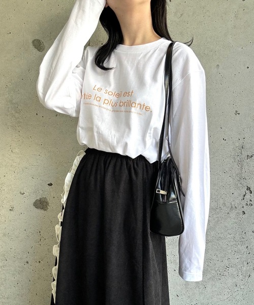 新品　ドライな質感　ロゴ プリント　柔らかな　ロング　Tシャツ FILA フィラ ロンT メンズ レディース Tシャツ 長袖 吸汗速乾