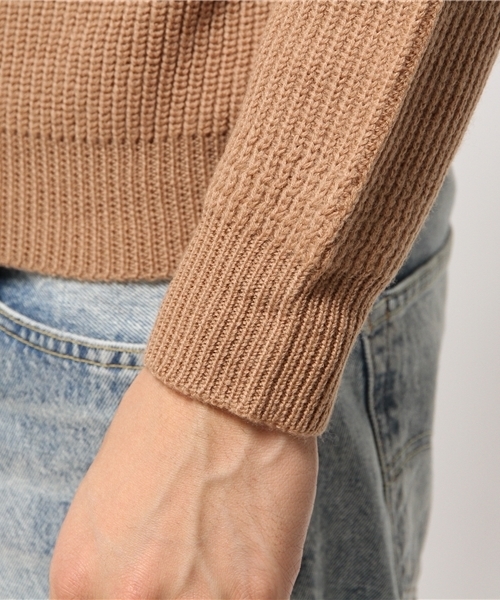 URBAN RESEARCH（アーバンリサーチ）の「UR ウール片畦タートルネック（ニット/セーター・メンズ・カーキ/ベージュ/ネイビー/オフホワイト/グレー/バーガンディー・MEDIUM/LARGE）」の10枚目の写真