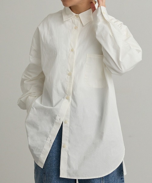 【EHYUMI】レギュラーカラー長袖シャツ（シャツ/ブラウス）｜EHYUMI（エヒュミ）