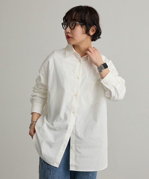 【EHYUMI】レギュラーカラー長袖シャツ（シャツ/ブラウス）｜EHYUMI（エヒュミ）