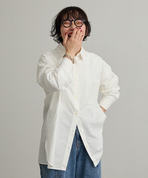 【EHYUMI】レギュラーカラー長袖シャツ（シャツ/ブラウス）｜EHYUMI（エヒュミ）