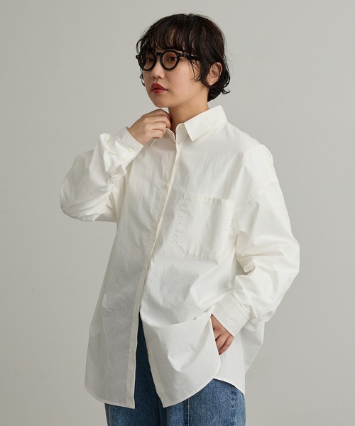 【EHYUMI】レギュラーカラー長袖シャツ（シャツ/ブラウス）｜EHYUMI（エヒュミ）