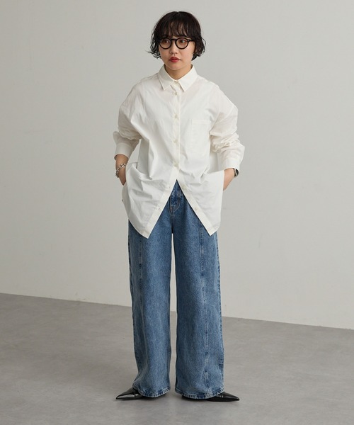 【EHYUMI】レギュラーカラー長袖シャツ（シャツ/ブラウス）｜EHYUMI（エヒュミ）