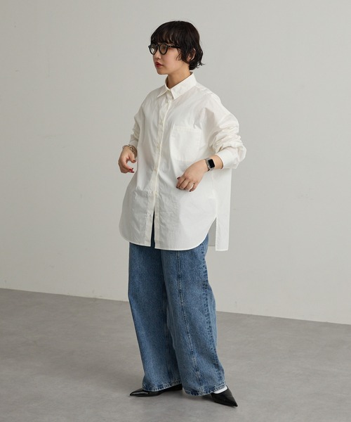 【EHYUMI】レギュラーカラー長袖シャツ（シャツ/ブラウス）｜EHYUMI（エヒュミ）