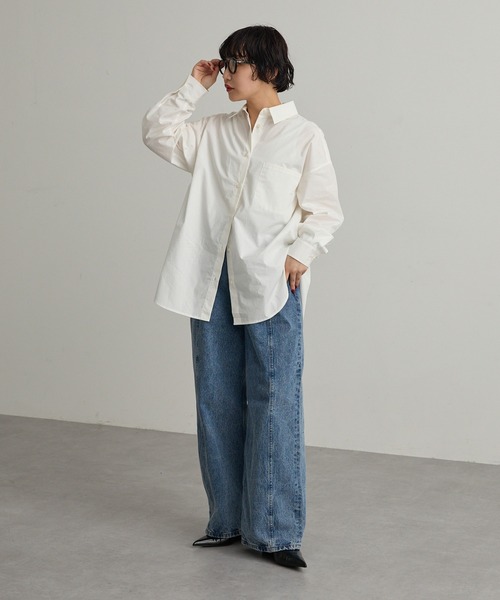 【EHYUMI】レギュラーカラー長袖シャツ（シャツ/ブラウス）｜EHYUMI（エヒュミ）