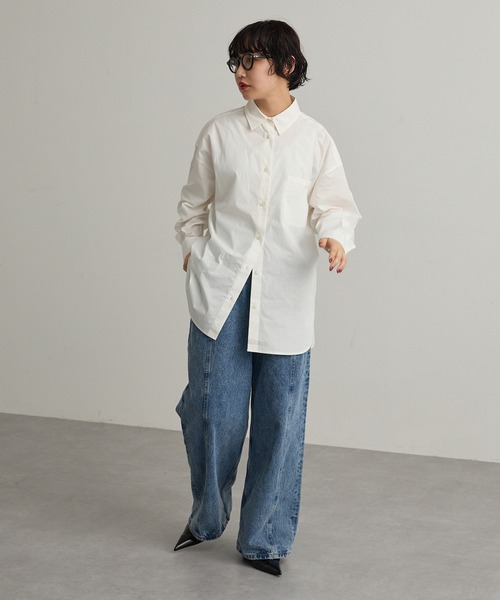 【EHYUMI】レギュラーカラー長袖シャツ（シャツ/ブラウス）｜EHYUMI（エヒュミ）