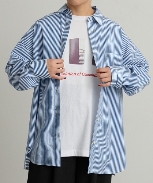 【EHYUMI】レギュラーカラー長袖シャツ（シャツ/ブラウス）｜EHYUMI（エヒュミ）