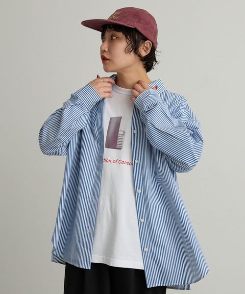 【EHYUMI】レギュラーカラー長袖シャツ（シャツ/ブラウス）｜EHYUMI（エヒュミ）