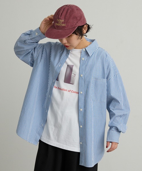 【EHYUMI】レギュラーカラー長袖シャツ（シャツ/ブラウス）｜EHYUMI（エヒュミ）