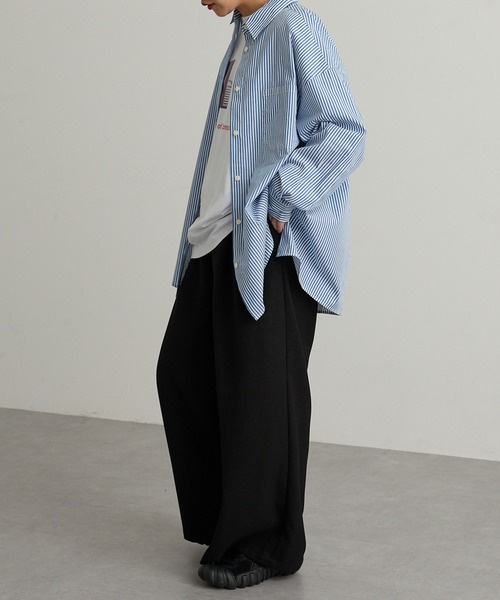 【EHYUMI】レギュラーカラー長袖シャツ（シャツ/ブラウス）｜EHYUMI（エヒュミ）