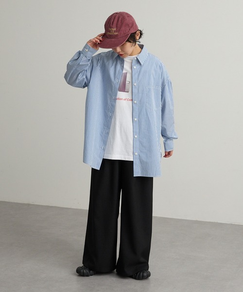 【EHYUMI】レギュラーカラー長袖シャツ（シャツ/ブラウス）｜EHYUMI（エヒュミ）