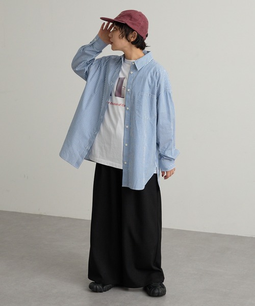 【EHYUMI】レギュラーカラー長袖シャツ（シャツ/ブラウス）｜EHYUMI（エヒュミ）