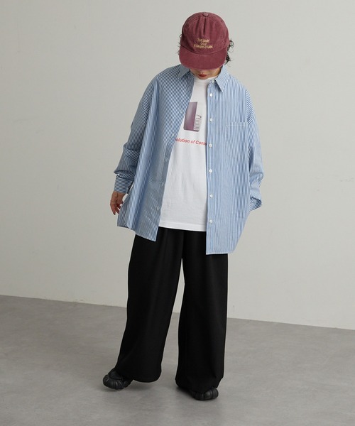 【EHYUMI】レギュラーカラー長袖シャツ（シャツ/ブラウス）｜EHYUMI（エヒュミ）