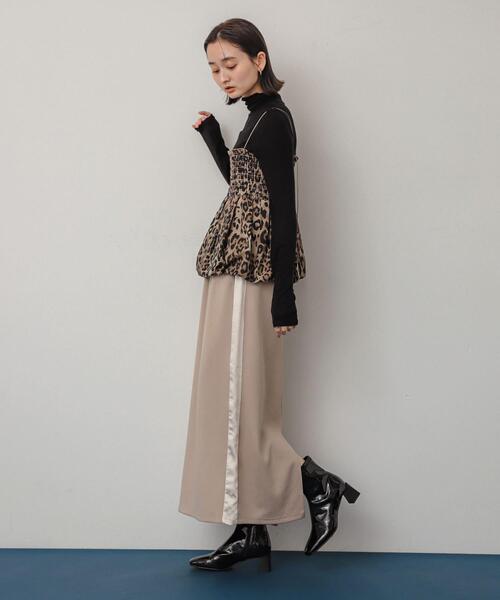 SENSE OF PLACE by URBAN RESEARCH（センスオブプレイスバイアーバンリサーチ）の「『抗菌』『消臭』スクエアトゥエナメルブーツ（ブーツ・レディース・キャメル/ブラック・MEDIUM/SMALL/LARGE）」の11枚目の写真