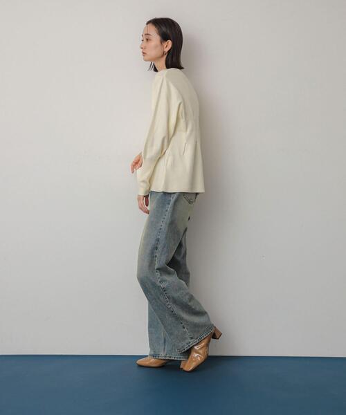 SENSE OF PLACE by URBAN RESEARCH（センスオブプレイスバイアーバンリサーチ）の「『抗菌』『消臭』スクエアトゥエナメルブーツ（ブーツ・レディース・キャメル/ブラック・MEDIUM/SMALL/LARGE）」の21枚目の写真