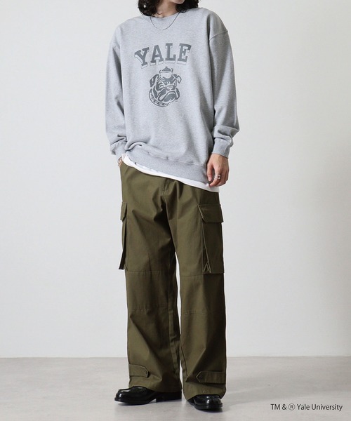 FUNALIVE(ファンアライブ)の「YALE DOUBLEーSIDED PRINTING CREW SWEAT ビックシルエット(スウェット・レディース・ヘザーグレー・M/L)」の17枚目の写真