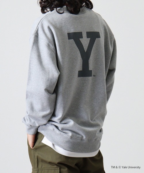 FUNALIVE(ファンアライブ)の「YALE DOUBLEーSIDED PRINTING CREW SWEAT ビックシルエット(スウェット・レディース・ヘザーグレー・M/L)」の15枚目の写真