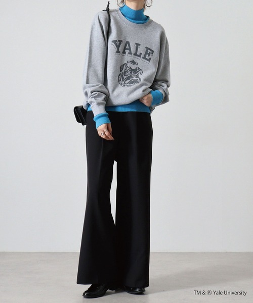 FUNALIVE(ファンアライブ)の「YALE DOUBLEーSIDED PRINTING CREW SWEAT ビックシルエット(スウェット・レディース・ヘザーグレー・M/L)」の10枚目の写真