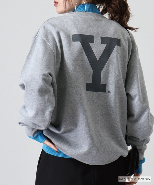 FUNALIVE(ファンアライブ)の「YALE DOUBLEーSIDED PRINTING CREW SWEAT ビックシルエット(スウェット・レディース・ヘザーグレー・M/L)」の7枚目の写真
