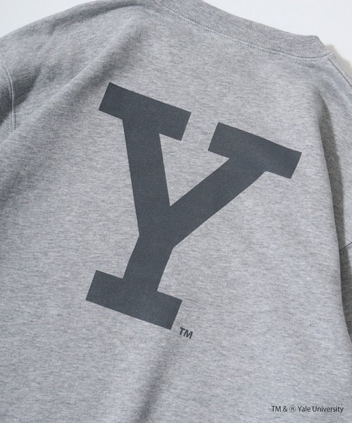 FUNALIVE(ファンアライブ)の「YALE DOUBLEーSIDED PRINTING CREW SWEAT ビックシルエット(スウェット・レディース・ヘザーグレー・M/L)」の4枚目の写真