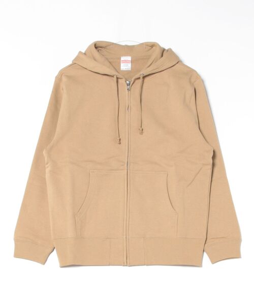 VIBGYOR（ヴィブジョー）の「United Athle/10.0オンス スウェット フルジップ パーカー（裏パイル）(CZ)（パーカー・メンズ・ダークブラウン/レッド/ライトオリーブ/グレイッシュブルー/ウィート/チャコールグレー/ネイビー系/グレー系/ゴールド/サンドベージュ/ネイビー/ブラック系/ロイヤルブルー/バーガンディー/ホワイト/オレンジ/グリーン・LARGE/X-LARGE/MEDIUM/SMALL）」の7枚目の写真