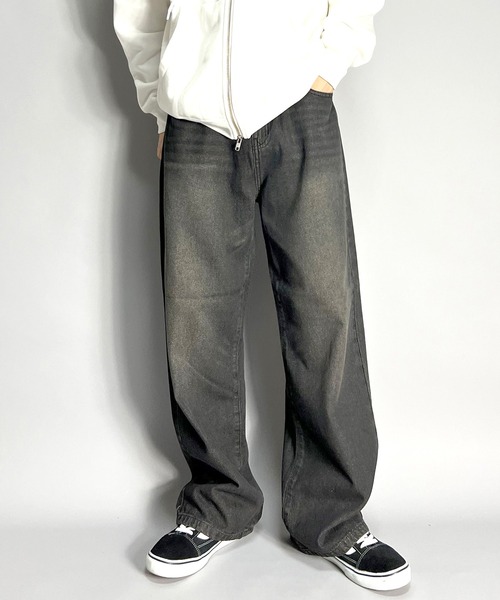デニムパンツ バギーパンツ ルーズフィット ワイドパンツ ヴィンテージ