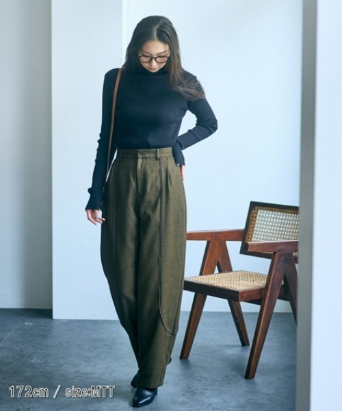 slattgir（スラットジール）の「高身長 ウールライクパイピング