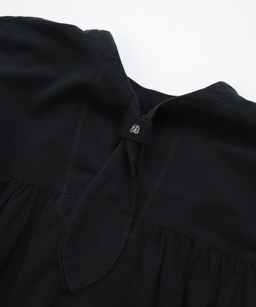 Brocante（ブロカント）の「[Brocante / ブロカント] バードクロｰシーチング フラールワンピース（ワンピース・レディース・ブラック/ホワイト/ライトグレー・2）」の17枚目の写真