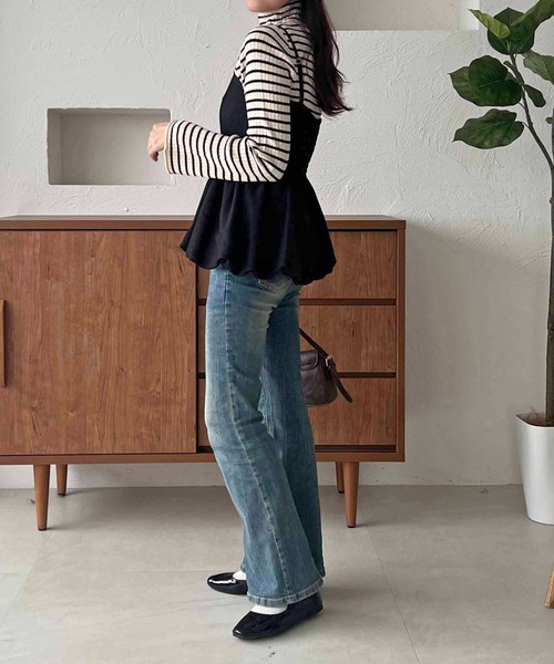 apres jour clair（アプレジュールクレア）の「【apres jour clair】ハイネックリブニット【ZOZOTOWN限定アイテム】（ニット/セーター・レディース・グレイッシュベージュ/アイボリー/ボルドー/ネイビー・フリー/X-LARGE）」の22枚目の写真