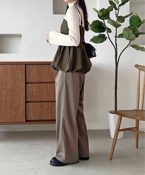 apres jour clair（アプレジュールクレア）の「【apres jour clair】ハイネックリブニット【ZOZOTOWN限定アイテム】（ニット/セーター・レディース・グレイッシュベージュ/アイボリー/ボルドー/ネイビー・フリー/X-LARGE）」の11枚目の写真