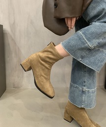 【shoes365】スウェードショートブーツ